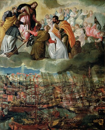 Allegory of the Battle of Lepanto, 7th October 1571 by Paolo Veronese